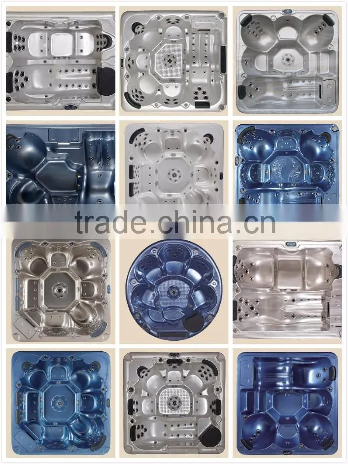 Swimming pool outdoor swim spa dual zone swim spa massage spa