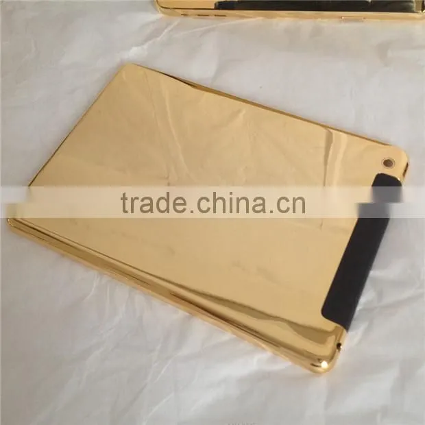 luxury customized 24ct rose gold edition for ipad air ,for ipad 24k gold plating factory direct