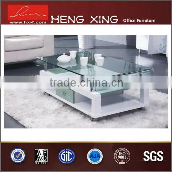 Hi-tech innovative metal and glass office desk/office table