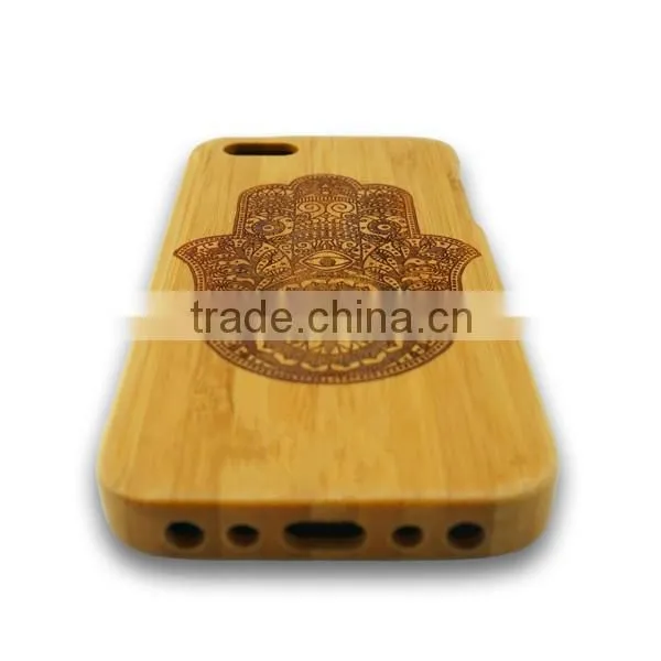 OEM Custom laser Design Wood cell Phones Cases for i6 /i6s/i6 plus