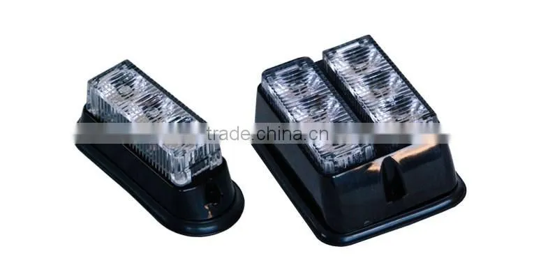 LED police lights/red/blue/amber/white/many flash patterns LTDG31