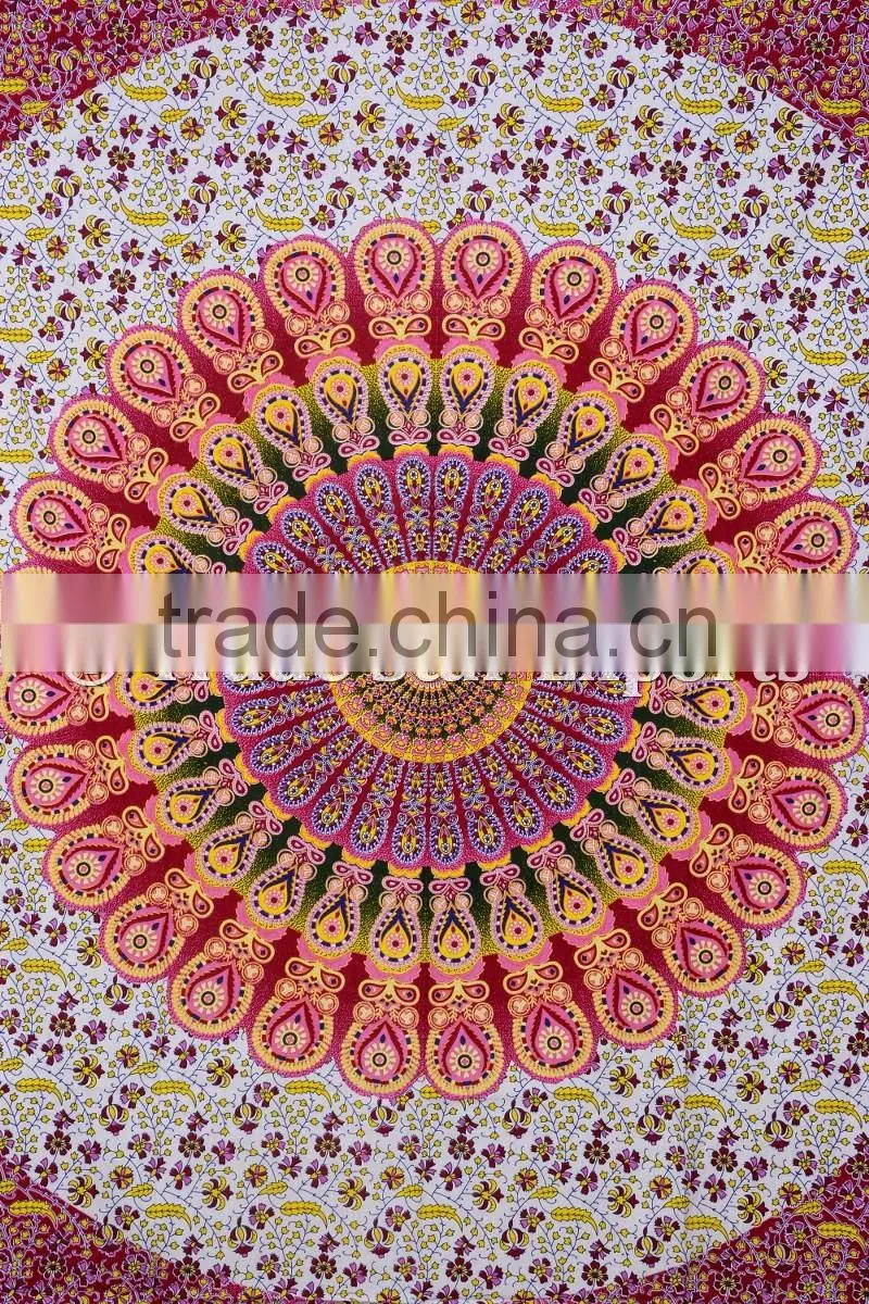 Gypsy Mandala Ethnic Boho Wall Hanging Hippie Cotton Tapestry