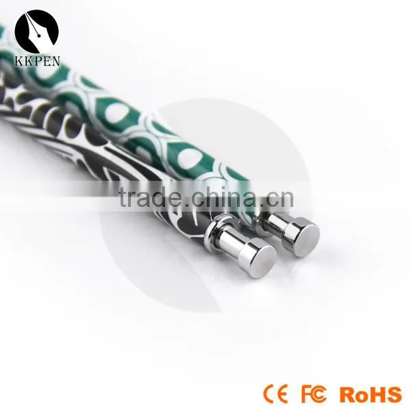 KKPEN ball point pen with diamond 3 in 1 metal multifunction pen custom shape pen