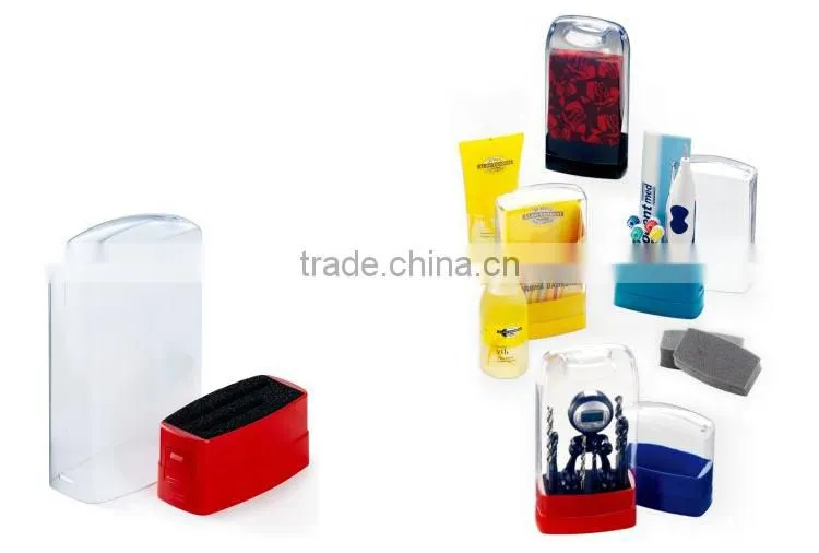 Grid adjustable personal care cosmetic fitting display custom logo printed storage design pp pp pvc transparent hinged gift box