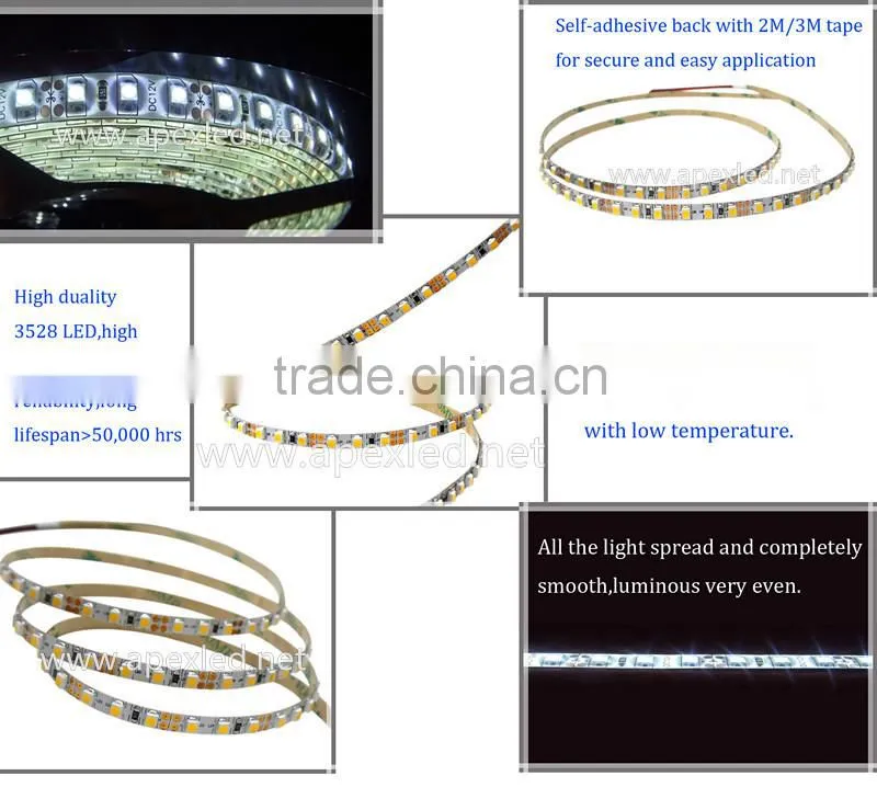 SMD 3528 120 LED 5mm led strip