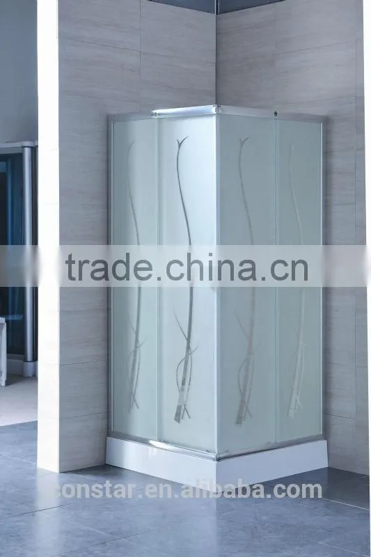 Round With Frame Style and Sliding Open Style cheap shower enclosure