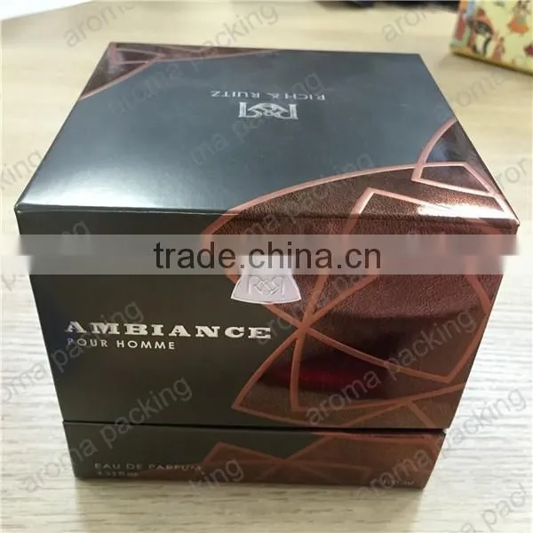 new product custom luxury design cardboard perfume box packaging
