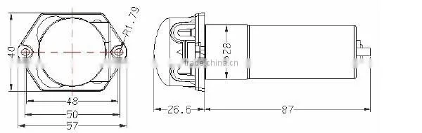 JIHPUMP OEM peristaltic pump quick-install panel colorful type of flow rate less than 88ml/min