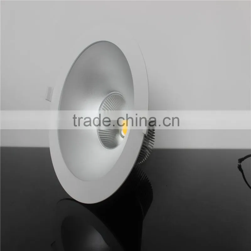High Power Efficiency 60W CE and ROHS COB LED Wall Washer Downlight