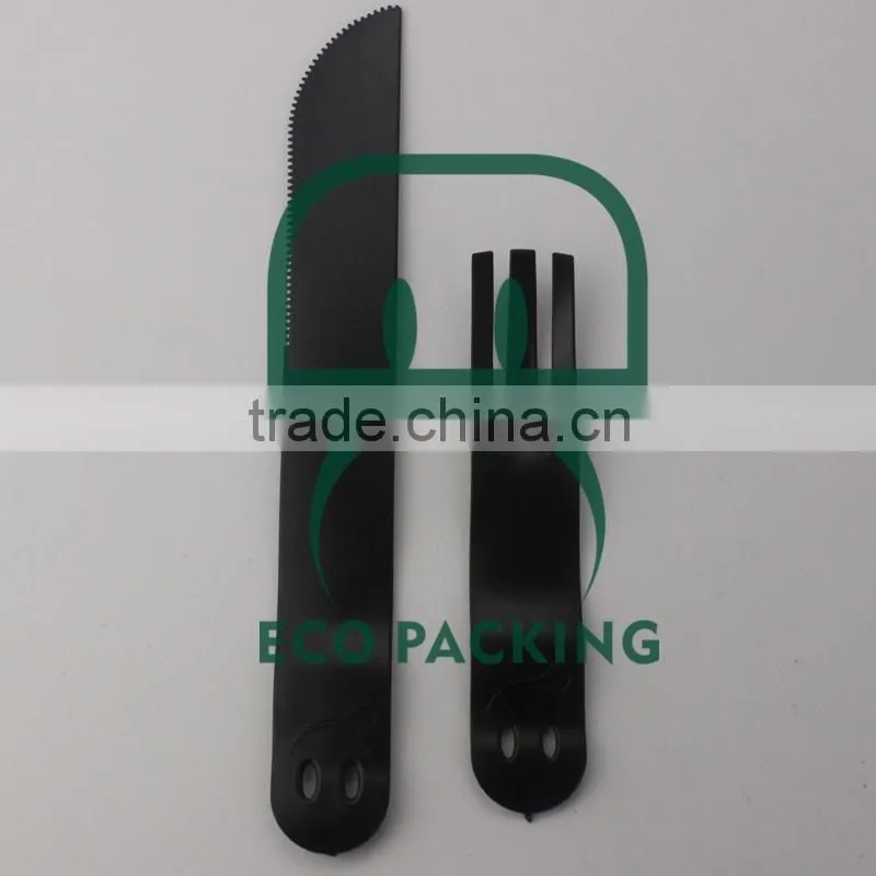 smile face lovely plastic disposable knife
