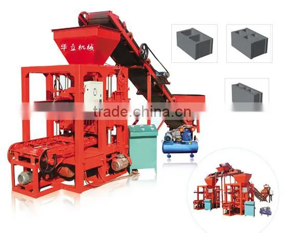 construction machine qtj4-26 hand cement block machine with electric