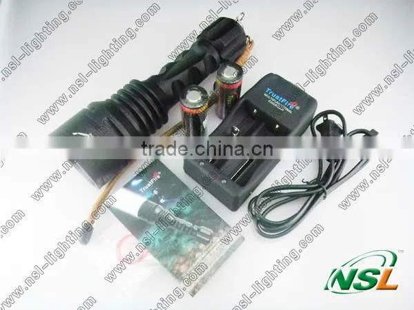 TrustFire 100M Deep diving flashlight TR-DF003 3*CREE XM-L T6 LED 5-mode 3000LM high light led torch flashlight(2*26650)