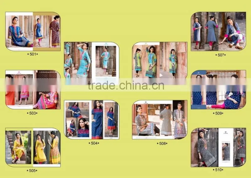 Indian Stylish Long Sleeve Kurtis