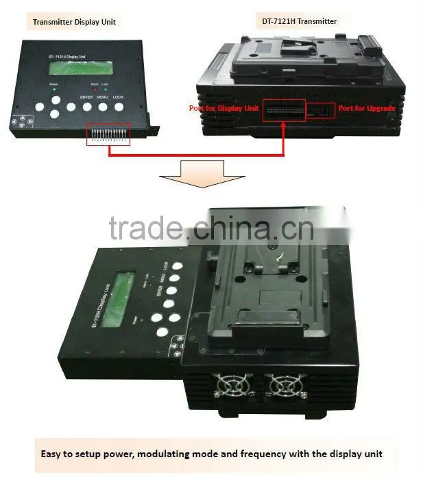 HD portable digital 3km wireless transmitter