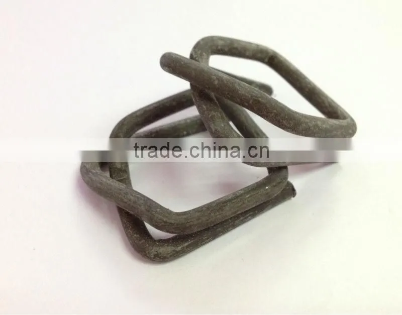 Phosphated strapping packing buckles 3/4'' width wire diameter 4.0mm made in China