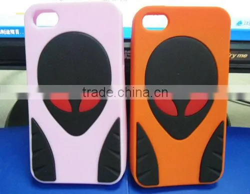 Colorful Bilayer Silicone Rainbow Case for iPhone 5
