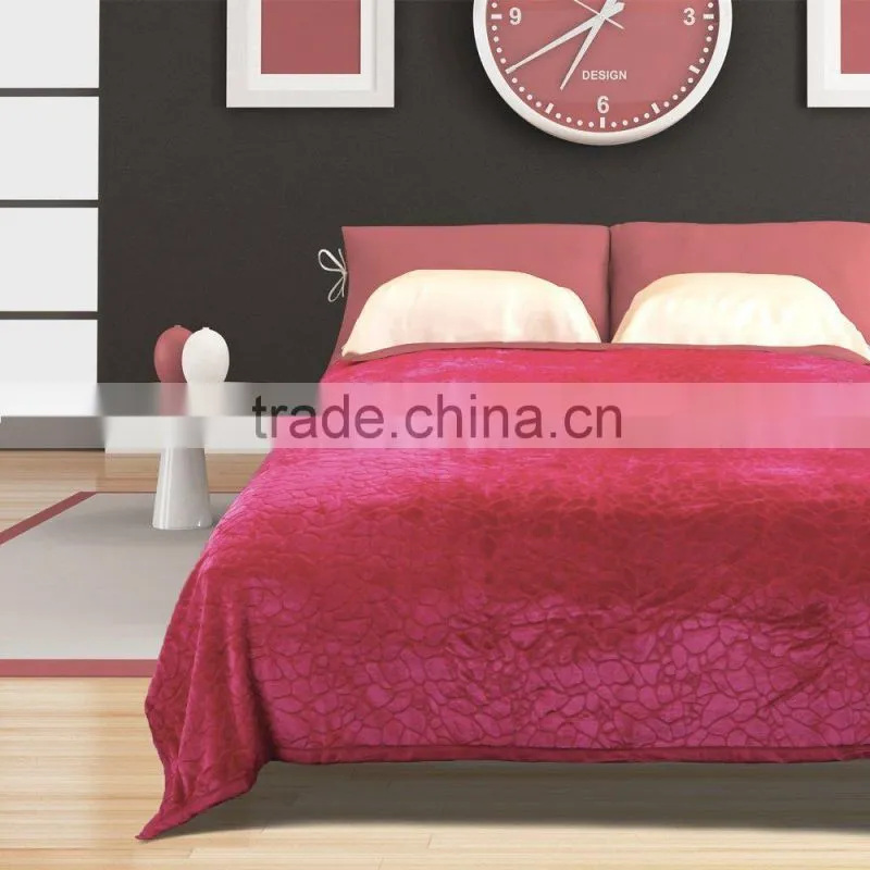 ultra soft flannel fleece bedding sets, flannel blanket from china alibaba