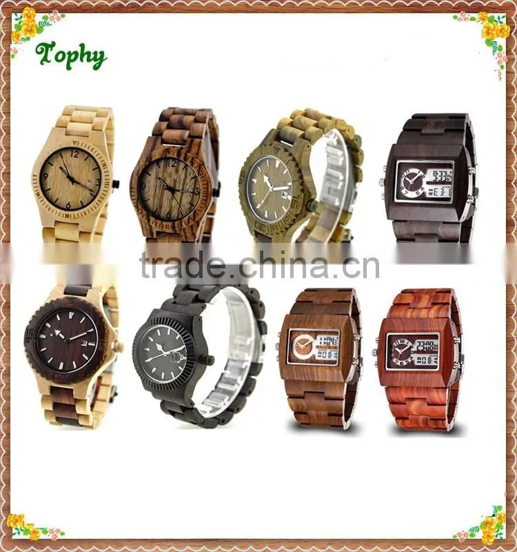 2016 red sandalwood wooden watch men for sales