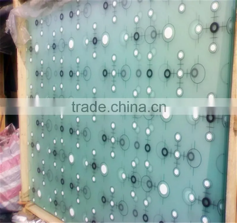 titanium coated mirror decorative art glass design glass factory