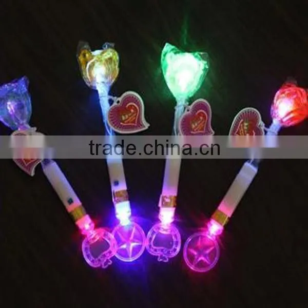 Handmade planet design light up lollipop candy with fluorescent