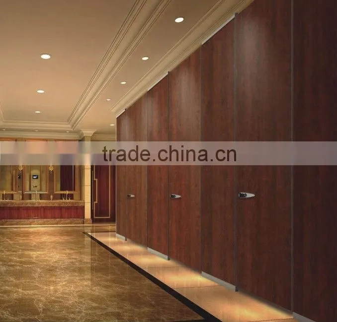 Foshan Sunleaf 12,18,26,36,38mm thickness complete toilet partition /HPL/partition/toilet partition accessories