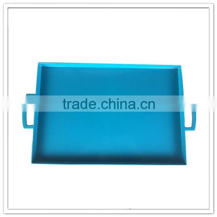 Promotion gift large rectangular melamine handle tray