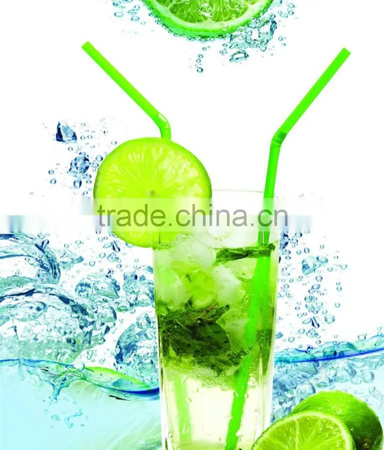 round plastic container for plastic pp bended straw