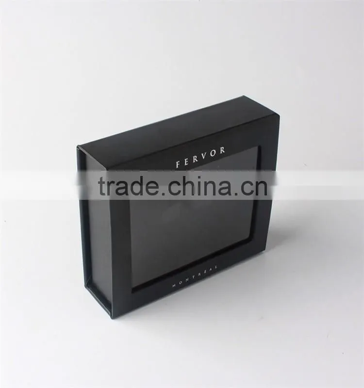 Factory price custom cardboard transparent gift box
