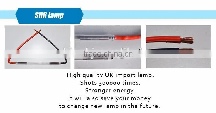 Imported lamp 3000w 1-10hz IPL SHR super hair removal emax syneron