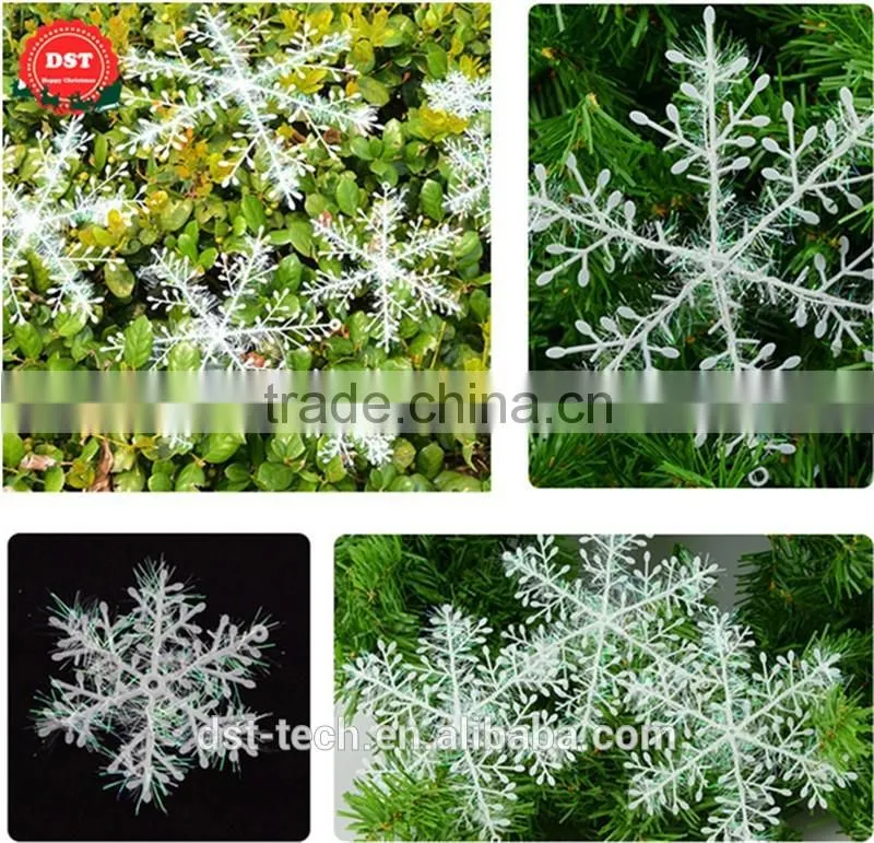 Christmas tree decorations fake snow