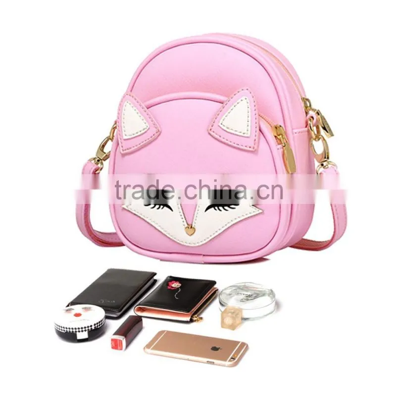 Mini Cute Fox Bag Messenger Bag Girl Student Fashion Cute Single-shoulder Bag Women Handle Handbag Shoulder Bag