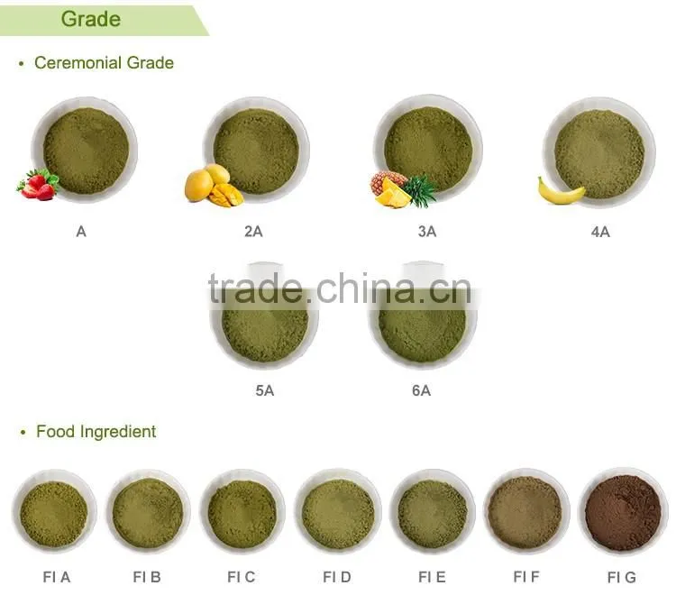 USDA Certified Health Natural Food Color Organic Matcha Green Tea Powder