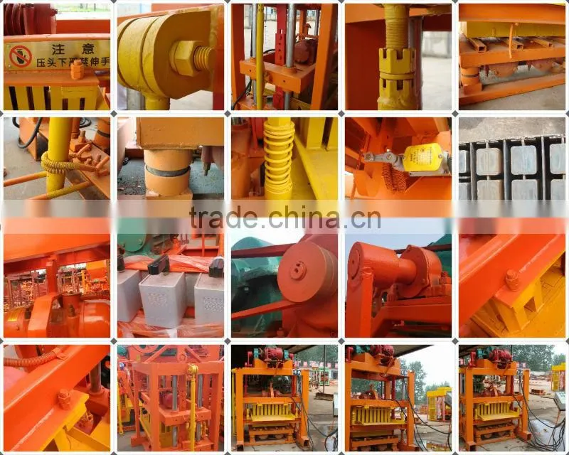 120th Canton Fair star product QT4-30 diesel engine manual concrete block making machine vibration cement brick machine price