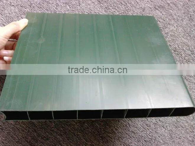 deep green pvc profile