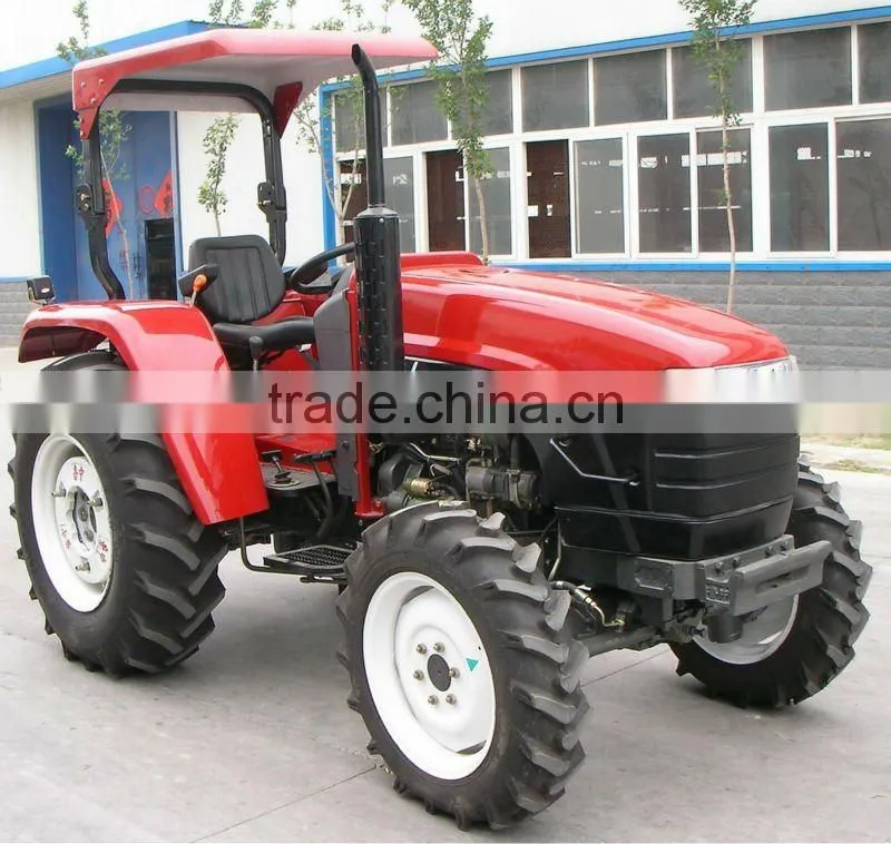 LZ304 30HP 4WD small farm tractor with rops, sunshade, shuttle gear shift, muti-way valve, front and rear ballast.