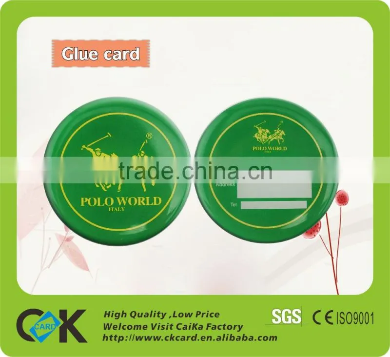 High Quality! Printing Eco-friendly plastic epoxy tag from gold manufacture