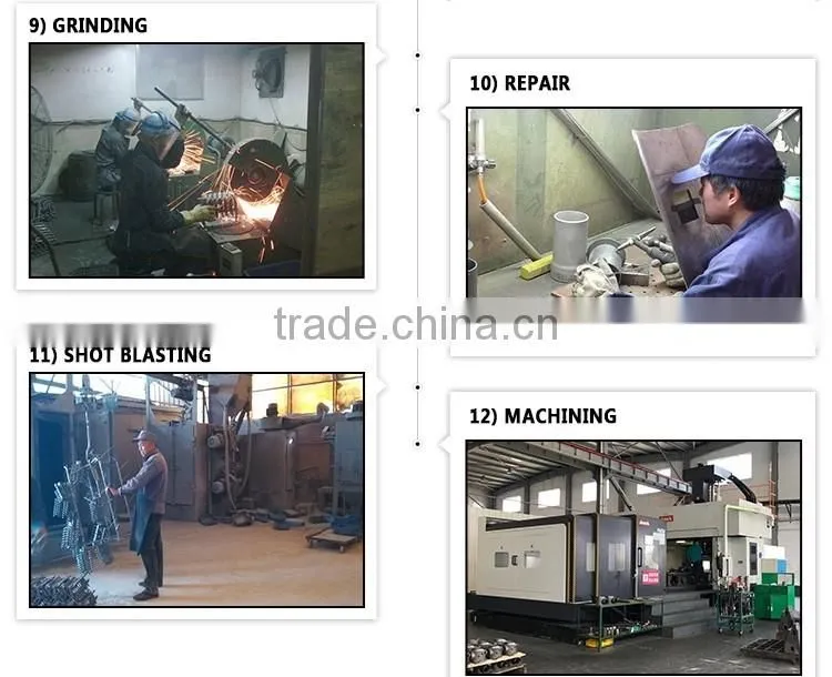 Lost wax casting stainless steel casting parts investment casting parts
