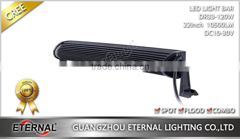 22in 120W high power offroad powersports 4WD UTV ATV SUV 4x4 racing vehicles farm agriculture equipment led light bar