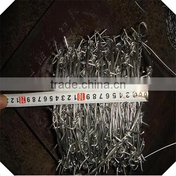 high quality antique barbed wire for sale / 12#*14# galvanized barbed wire