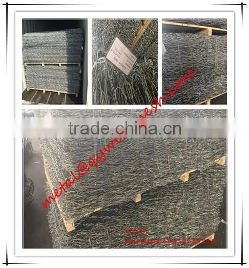 1*1*0.3m galvanized gabion mattress price / gabion box price