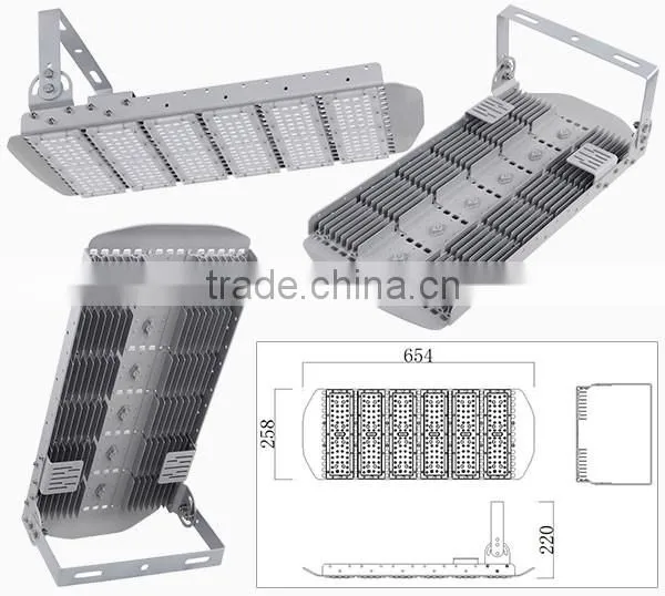 VMT Stamping Module SMD3030 3535 Imitation Lumens 60 degree Beam 50W-300W LED Flood Light Parts with PCB Glass Lens