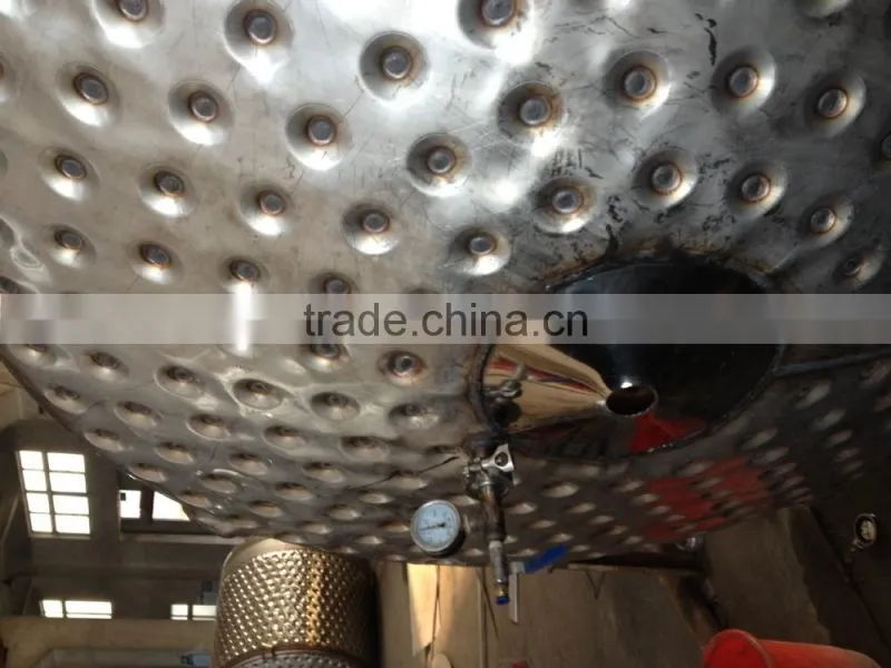 15000L/40000L dimple Wine fermenter