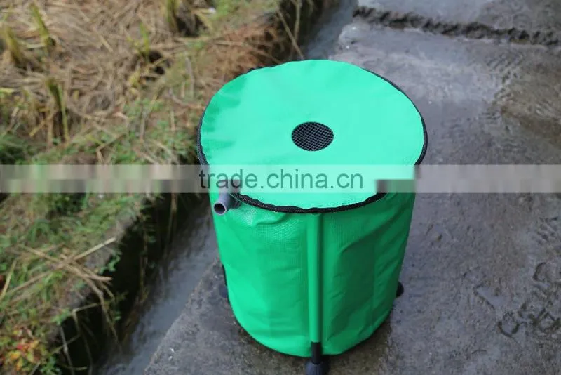 50GALLON/55GALLON/66GALLON Portable flexible collapsible Rain barrel/ WATER BUTTS