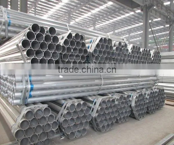 ZINC COATED CONSTRUCTION PIPE /STEEL PIPE/ TUBE