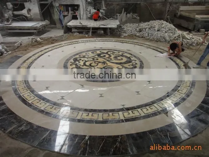 Marble Waterjet Mosaic Pattern DL-WMP-03,luxary indoor decorative stone