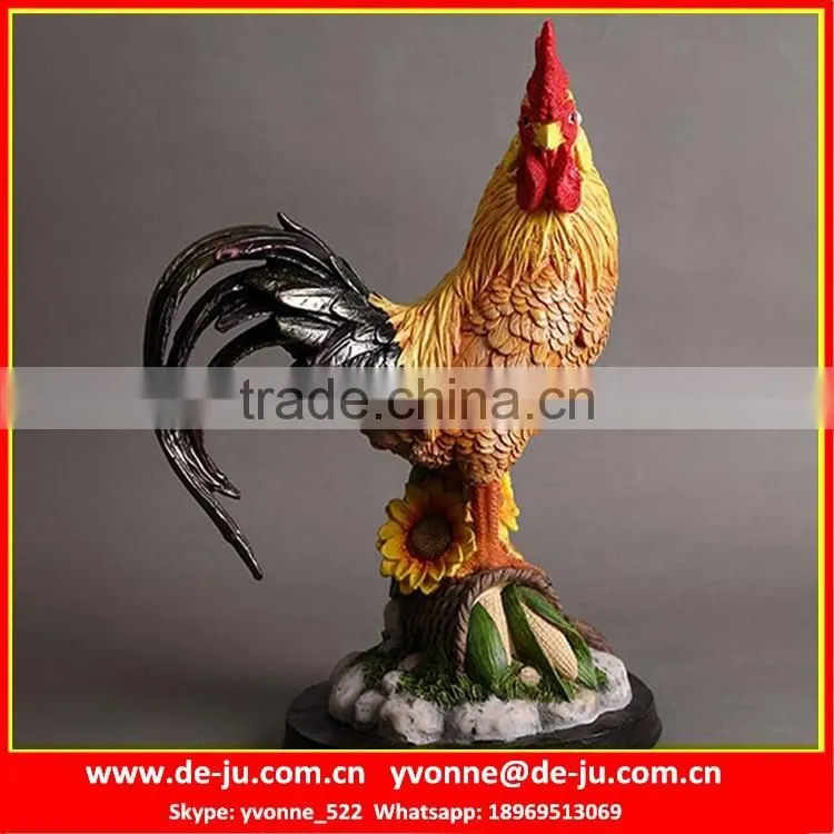 Office Feng Shui Golden Resin Horse Statue