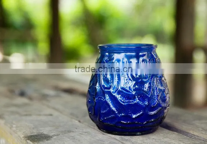 New Style Glass Candle Holder, Wooden Decoration Glass Candlestick