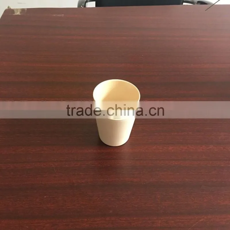 Bamboo Fiber Coffee Cup with silicone sleeve and lid