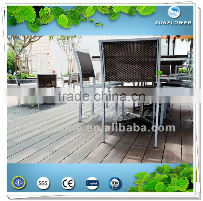 Huzhou 2013 pop up easy installation wpc pool decking tile
