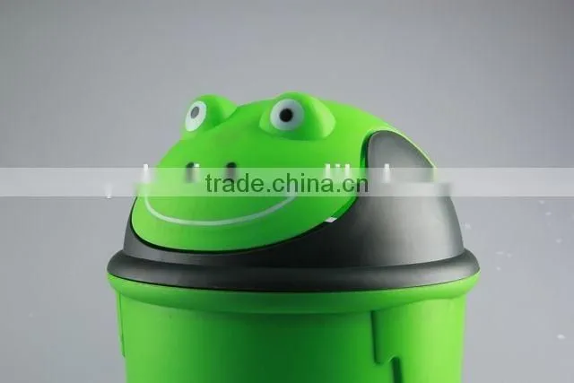 Rubbish Bin Household Garbage Can/Animal Design Plastic Trash Can